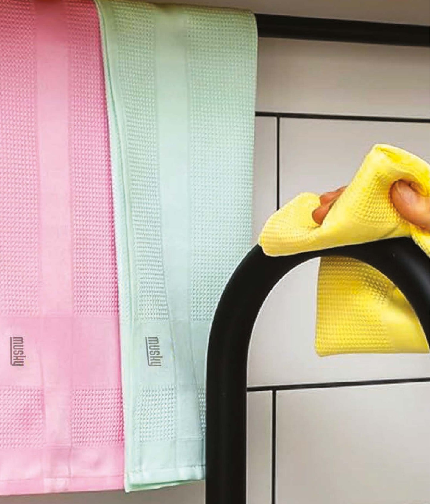 3'lü Sihirli Bez Cam Bezi 40*60cm Gold