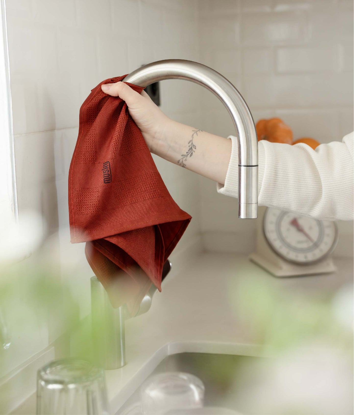 3'lü Sihirli Bez Cam Bezi 40*60cm Kahve