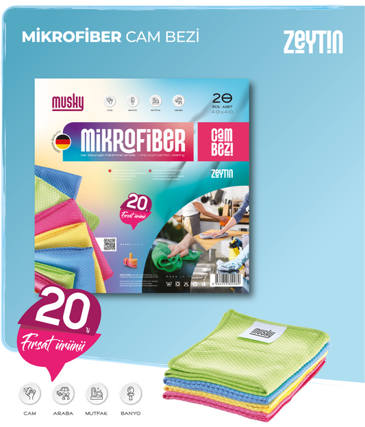 20'li Cam Bezi Renkli Zeytin 40*40